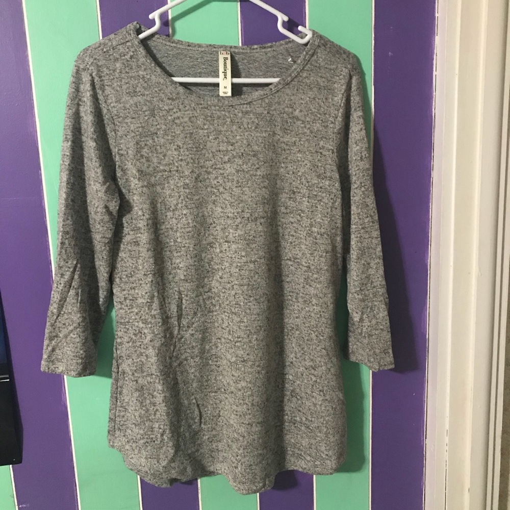 Gray blouse